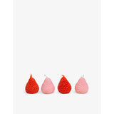 selfridges Gohar World Strawberries Unscented Soy Wax Candle Set of Four- Buy online at McGrocer