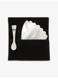 Gohar World mother-of-pearl caviar service set with dish and spoon, UK version