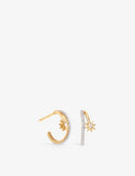 Astrid & Miyu Cosmic Illusion hoop earrings 15mm, imported from the UK