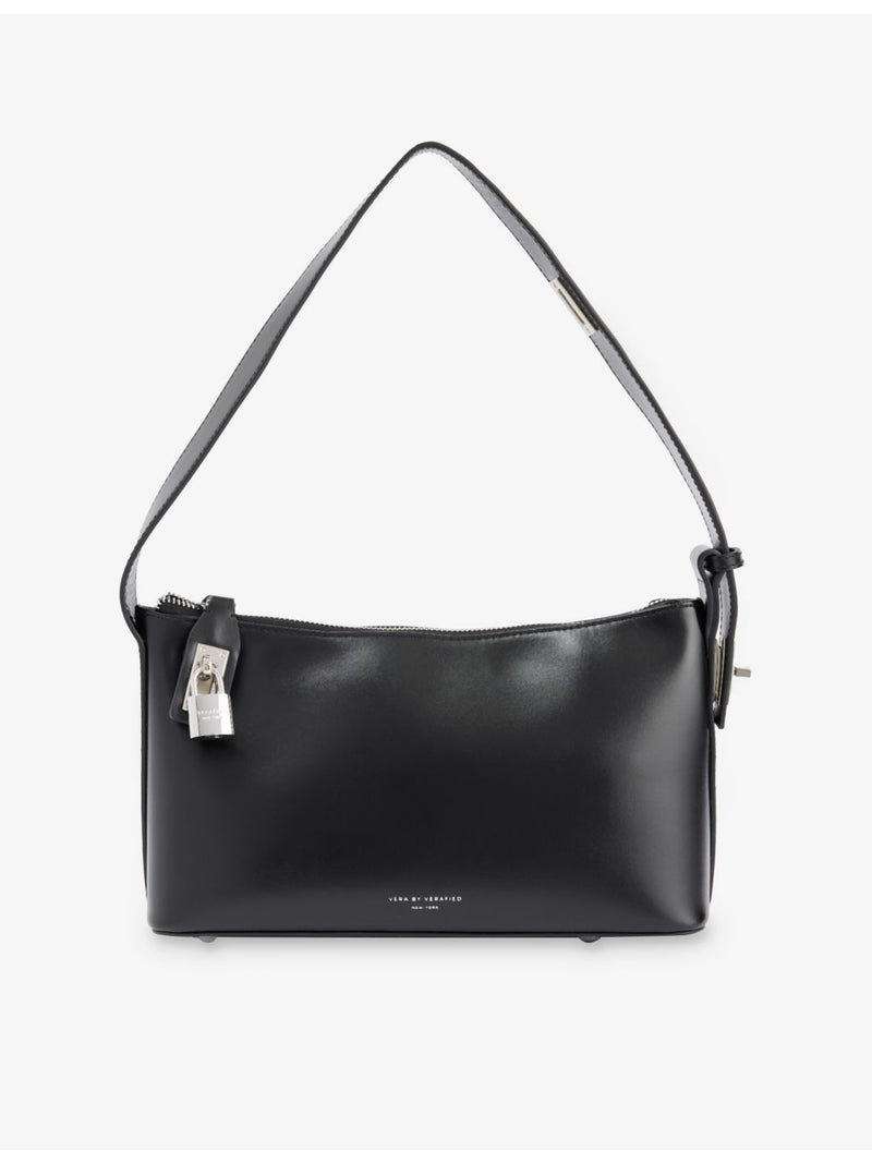 Leather hobo shoulder bag with adjustable strap and dust bag (British brand)