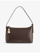 selfridges Verafied Hobo Suede Leather Shoulder Bag- Buy online at McGrocer