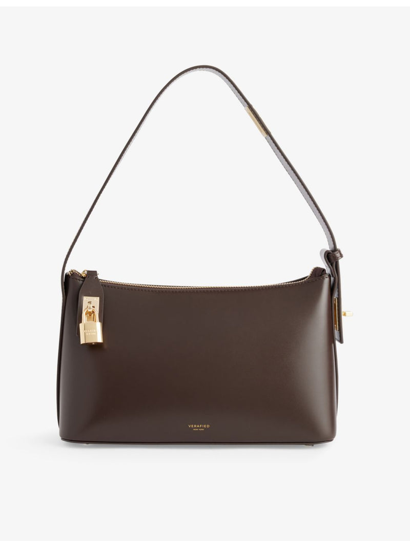 Hobo suede leather shoulder bag with adjustable strap (British brand)