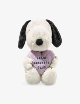 Steiff Snoopy Heartbreakers Club soft toy 22cm, UK version