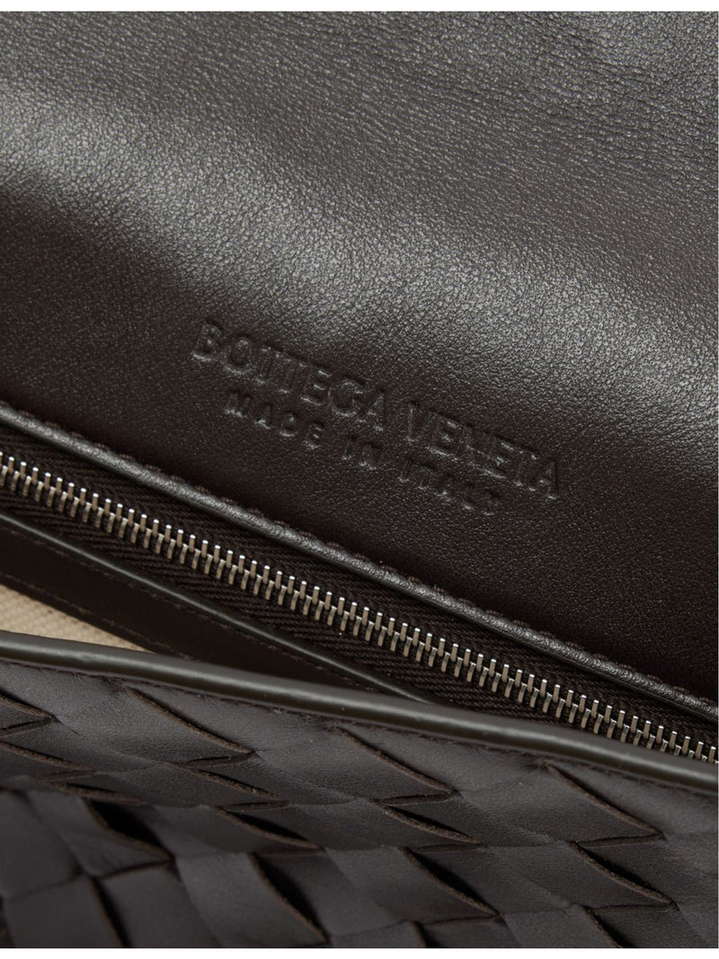 Bottega Veneta flap leather cross-body bag - British product