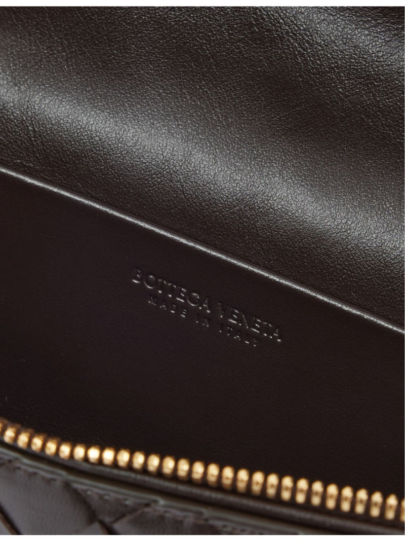 Bottega Veneta vanity leather cross-body bag (British brand)