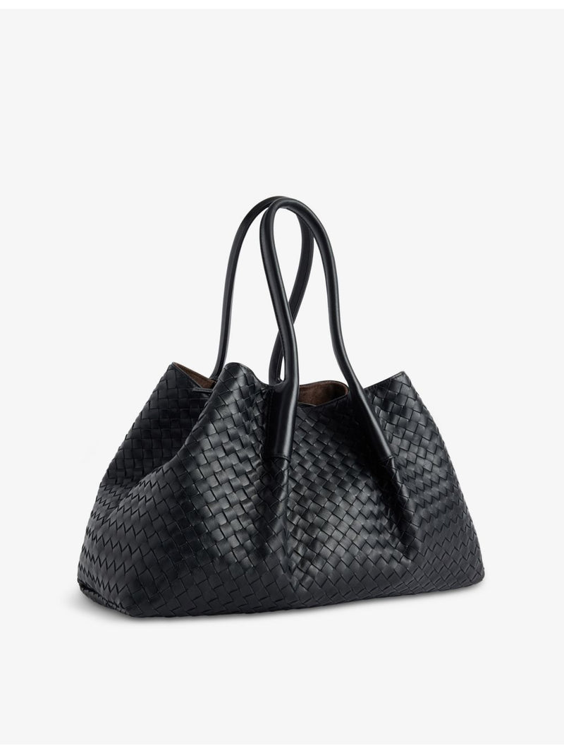 Bottega Veneta reversible leather shoulder bag (British brand)