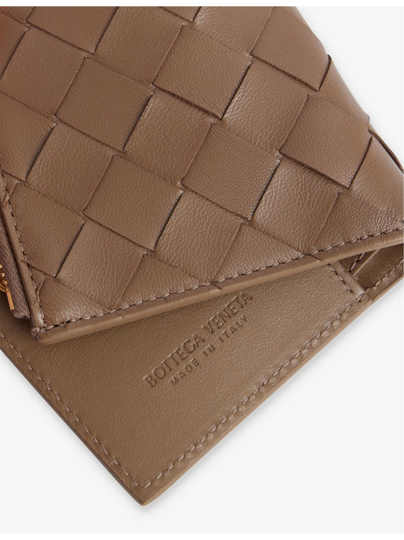Bottega Veneta Intrecciato small bifold leather wallet, UK version