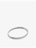 Monica Vinader sterling-silver bangle in size Large, imported from the UK