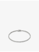 selfridges Monica Vinader Diamond Essential Tennis Sterling Silver and 0.25ct Lab-Grown Diamond Bracelet- Buy online at McGrocer