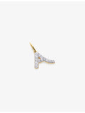 Monica Vinader 'A' letter charm 14ct gold - British product