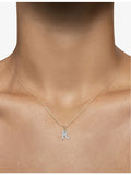 Monica Vinader 14ct yellow gold lab-grown diamond R charm, UK version