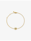 Monica Vinader March birthstone aquamarine bracelet - British product