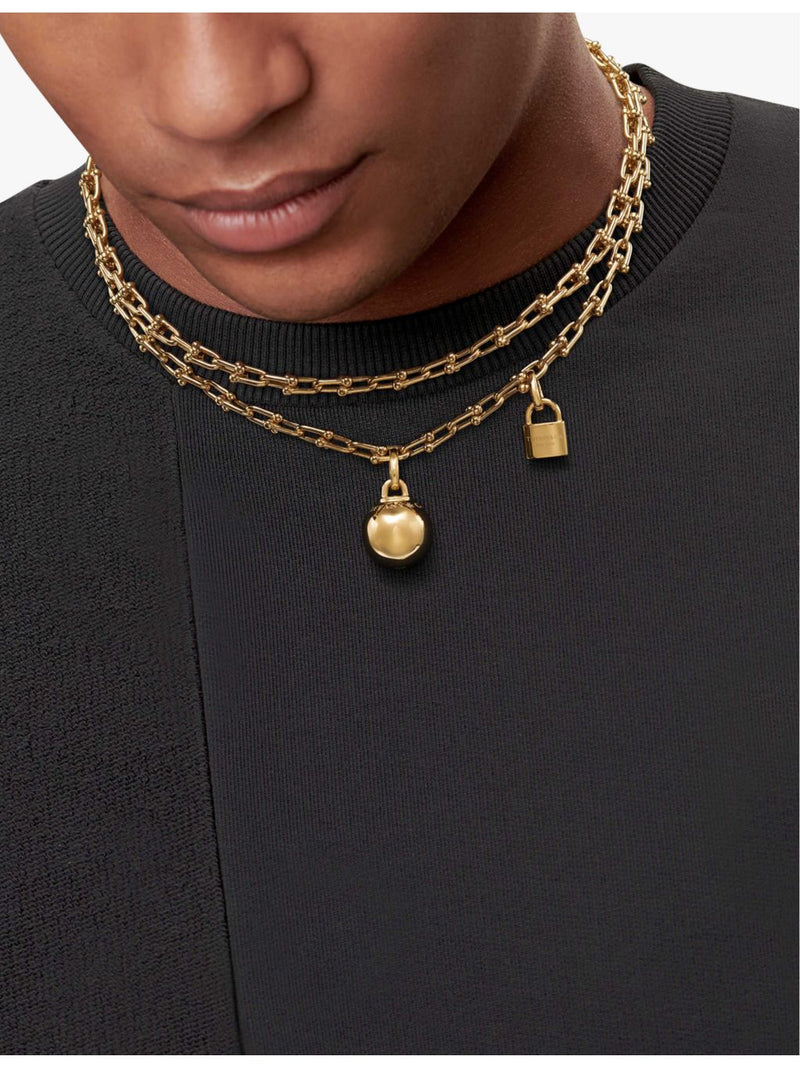 Tiffany & Co HardWear 18ct yellow-gold wrap necklace 91cm - British product