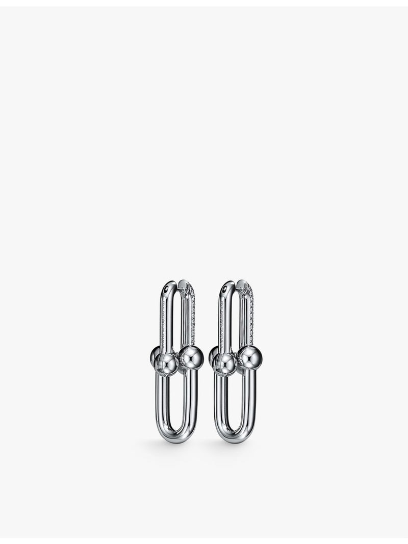 Tiffany & Co. HardWear drop earrings 18ct white gold, UK version