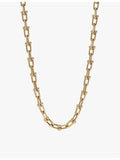 Tiffany HardWear medium link 18ct yellow-gold necklace (British brand)