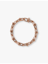 selfridges Tiffany & Co. HardWear Medium Link 18ct Rose-Gold Bracelet- Buy online at McGrocer
