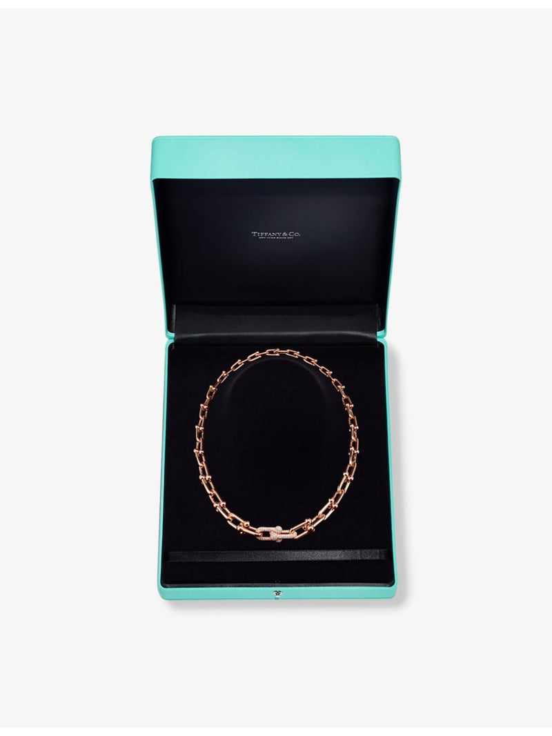 Tiffany & Co. HardWear rose-gold diamond necklace, UK version