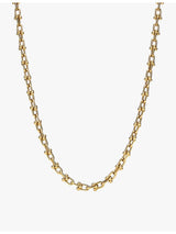 selfridges Tiffany & Co. HardWear Micro Link 18ct Yellow-Gold Necklace 16in- Buy online at McGrocer