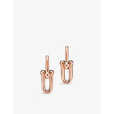 Tiffany & Co HardWear 18ct rose gold drop earrings (British brand)