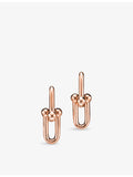 Tiffany & Co HardWear 18ct rose gold drop earrings (British brand)