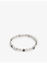 selfridges DARKAI Mixed Feelings 18ct White Gold-Plated Brass and Stainless Steel Bracelet- Buy online at McGrocer