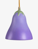 Seletti aubergine resin ceiling lamp from Vitamin collection, UK version