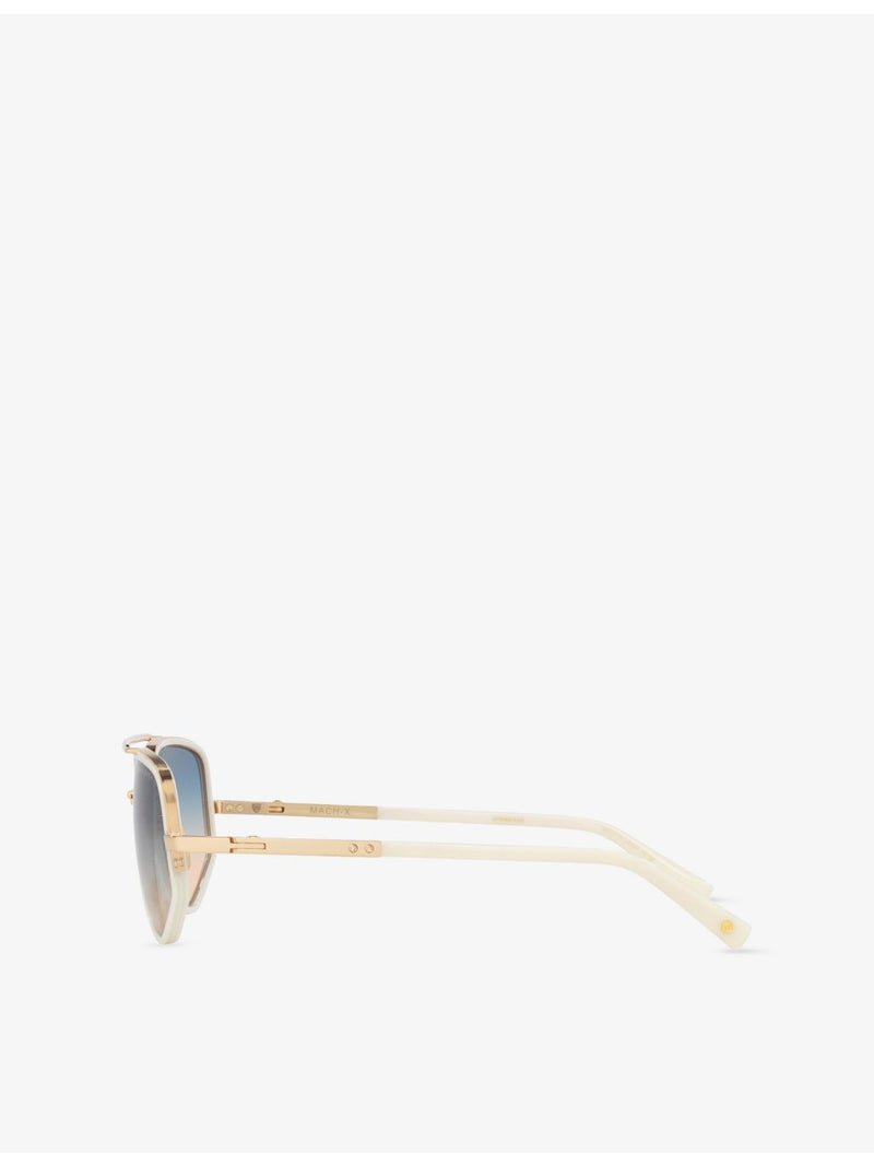 DITA acetate pilot sunglasses with double bridge, UK version