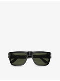 Persol square-frame acetate sunglasses PO3348S (British brand)