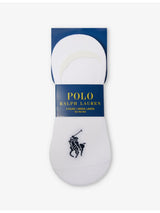selfridges Polo Ralph Lauren Logo-Embroidered Stretch-Cotton Blend Liner Socks, Pack of Three- Buy online at McGrocer