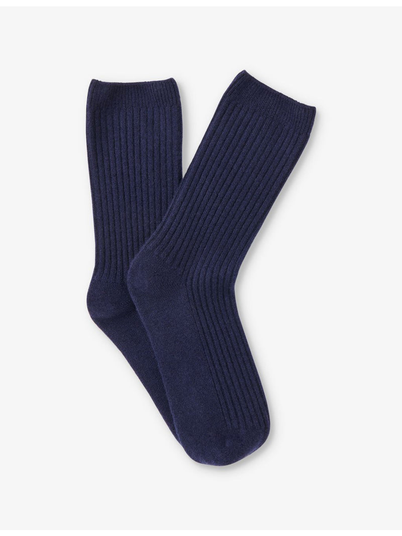 Whistles ribbed-knit cashmere socks, ankle length, UK version