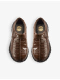 Clarks Martine Rose croc-embossed leather clogs - British product