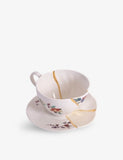 Seletti Kintsugi 2 porcelain cup and saucer set - British product
