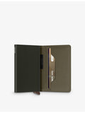 Secrid Bandwallet logo-embossed aluminium wallet - British product