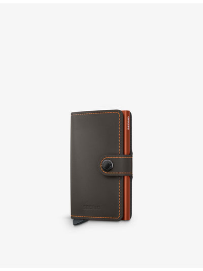 selfridges Secrid Matte Brand-Debossed Leather Wallet- Buy online at McGrocer