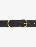 Whistles Double-Ring Buckle Leather Belt 92.7cm