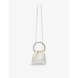 Jimmy Choo Bon Bon gem-embellished woven cross-body bag, UK version