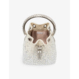 Jimmy Choo Bon Bon gem-embellished woven cross-body bag, UK version