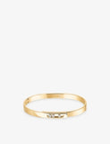 Messika Move Noa 18ct Yellow-Gold and 0.11ct Diamond Bangle
