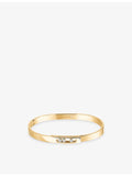 Messika 18ct yellow gold diamond bangle 0.11ct, imported from the UK