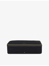 selfridges Anya Hindmarch Hair Kit Logo-embossed Nylon Travel Pouch- Buy online at McGrocer