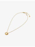 Bvlgari pavé diamond pendant necklace in 18ct yellow gold (British brand)