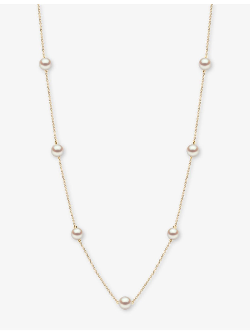 Yoko London 18ct gold freshwater pearl necklace (British brand)