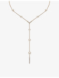 Yoko London freshwater pearl diamond necklace 18ct yellow gold, UK version