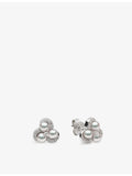 Yoko London Akoya pearl diamond earrings 0.13ct, imported from the UK