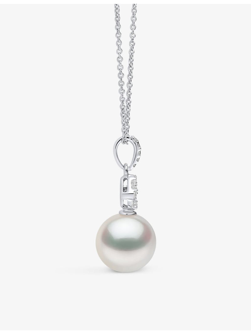 Yoko London Starlight pendant necklace South Sea pearl 0.22ct diamond, UK version