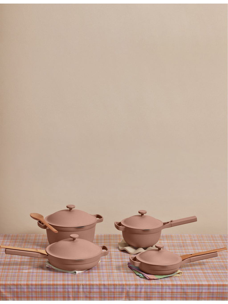 Our Place aluminium cookware set four pieces (British brand)