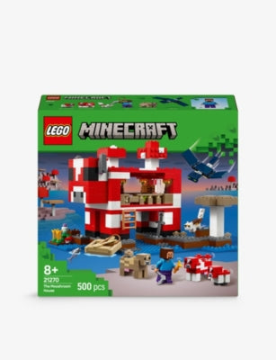 LEGO Minecraft 21270 Mooshroom Island set with 500 pieces - British product