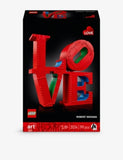 LEGO Art LOVE playset 791 pieces for adults, UK version