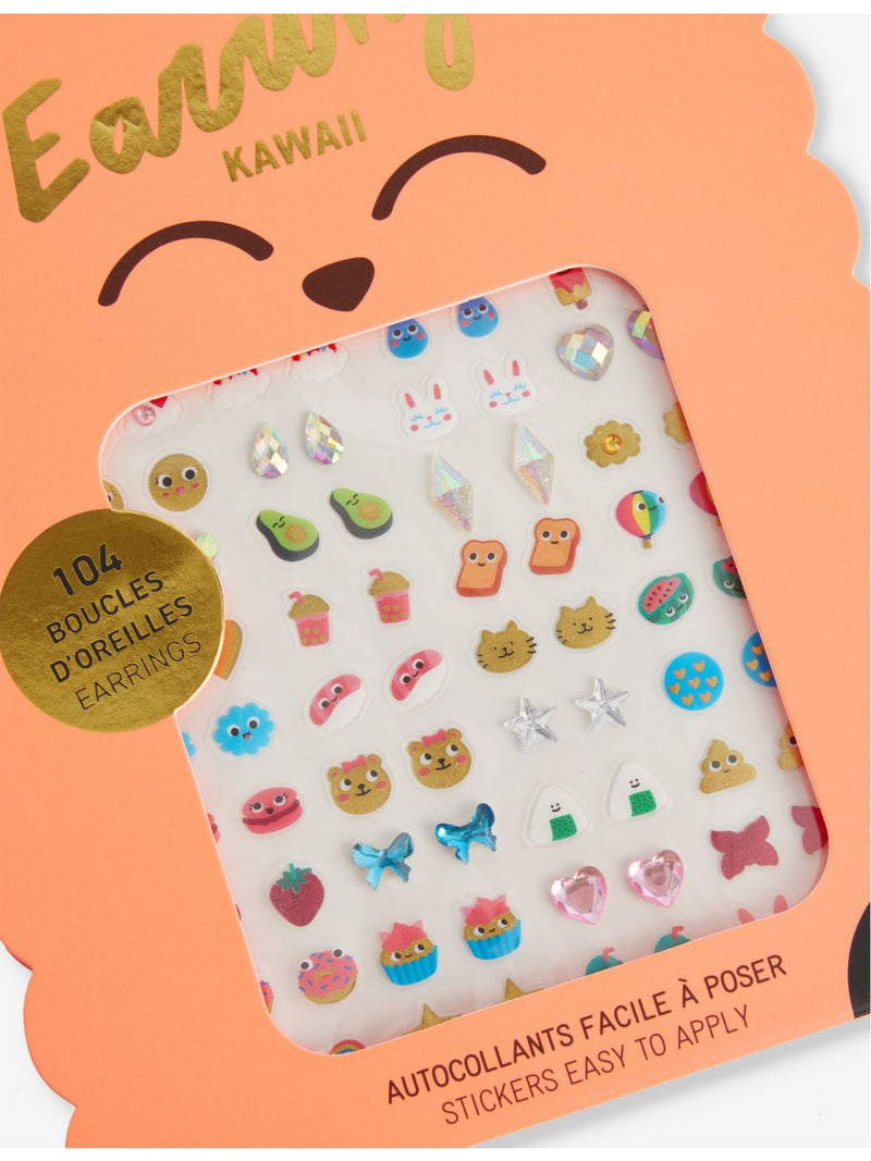 Omy kawaii sticker earrings set of 104, imported from the UK