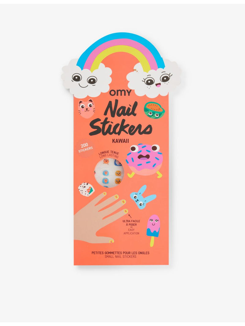Kawaii nail stickers animal shapes 200 count (British brand)